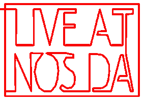 Neon Liveat Sticker by Nos Da