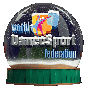Christmas Wdsf Sticker by World DanceSport Federation