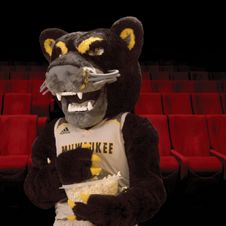 Theater Popcorn GIF by UW-Milwaukee
