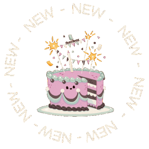 New Post Cake Sticker by Festibox