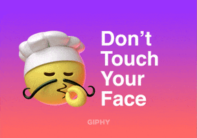 Psa Face Touch GIF by GIPHY Cares