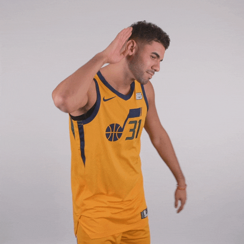 I Cant Hear You Georges Niang GIF by Utah Jazz