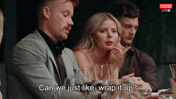 Hurry Up Reaction GIF by Married At First Sight