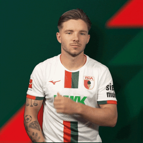 Football Think GIF by FC Augsburg 1907