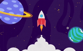 Outer Space GIF by evite