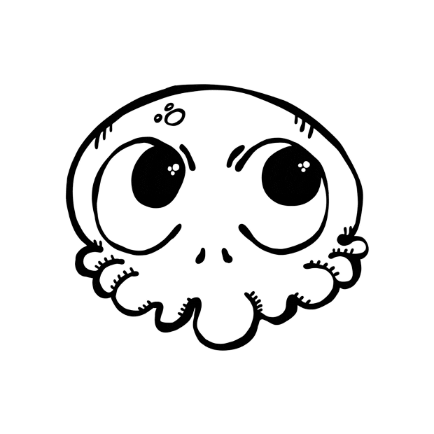 Skull Skeleton Sticker