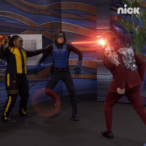Laser Fighting GIF by Nickelodeon