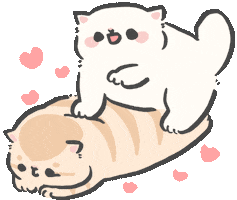 Cats Couple Sticker