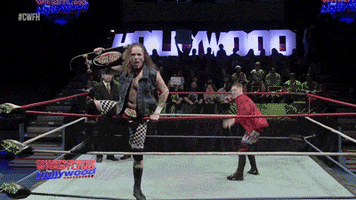 Posing Lets Go GIF by United Wrestling Network