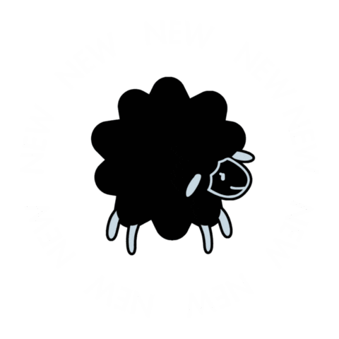 New Post Sheep Sticker