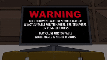Warning The Simpsons GIF by AniDom