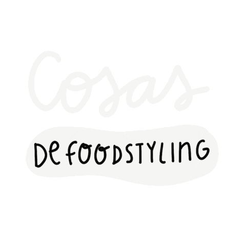 Cosas de Foodstyling Sticker