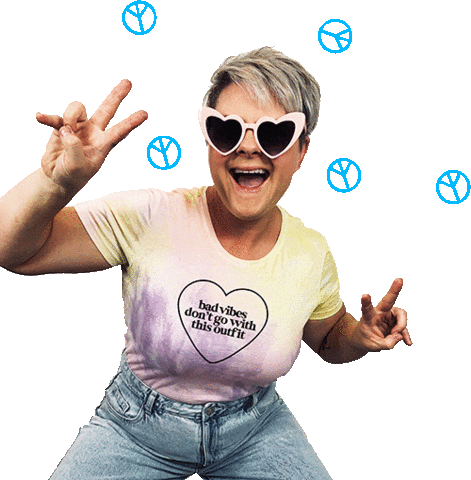 Good Vibes Hippie Sticker by Confetti Rebels