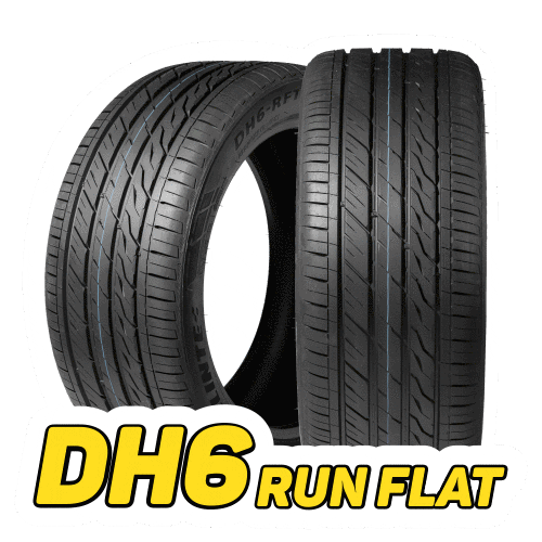 Alta Performance Dh6 Run Flat Sticker by DELINTE - Pneus de Alta Performance