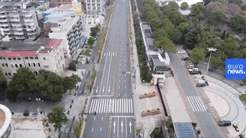 Wuhan Empty Street GIF by euronews