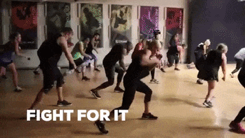 Fight Lets Move GIF by MOSSA