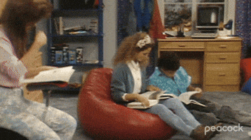 Studying Saved By The Bell GIF by PeacockTV