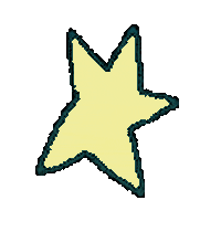 Rotating Star Sticker by Shanti