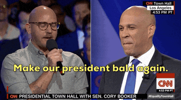 Bald Is Beautiful Cory Booker GIF by Election 2020