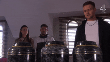 Scared Look GIF by Hollyoaks