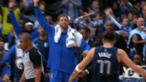 happy fired up GIF by NBA