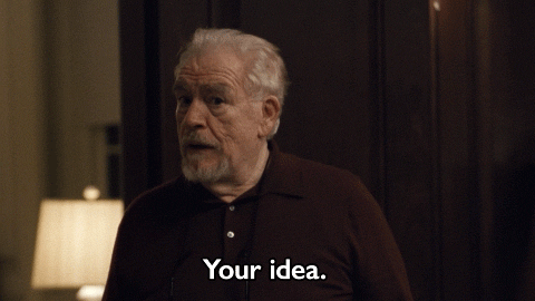 Hbo Your Idea GIF by SuccessionHBO - Find & Share on GIPHY