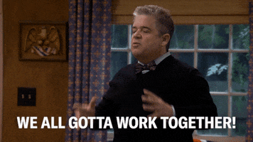 Excited Patton Oswalt GIF by ABC Network