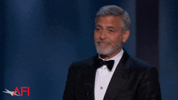 George Clooney Win GIF by American Film Institute