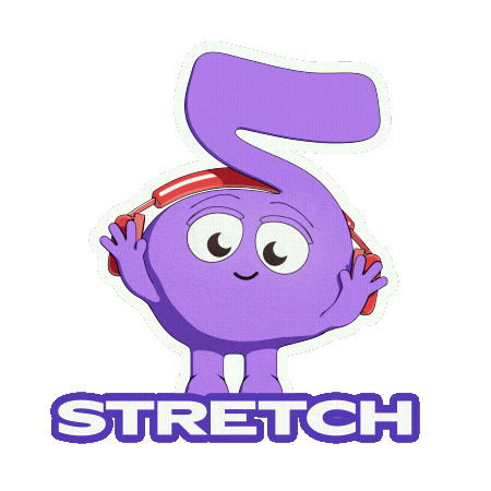 Stretching Hands Up Sticker by Mood Magic