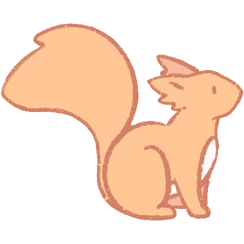 Squirrel Sticker