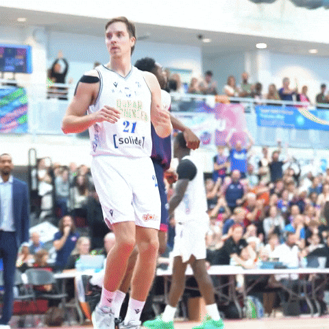 Skipping British Basketball GIF by Bristol Flyers