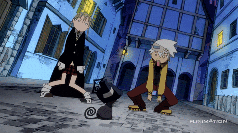 soul eater death the kid gif