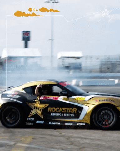 Driving Formula Drift GIF by Rockstar Energy