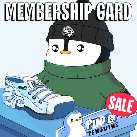 Credit Card Sale GIF by Pudgy Penguins