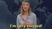 Excited Snl GIF by Saturday Night Live