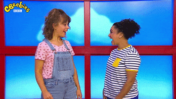Excited Best Friends GIF by CBeebies HQ