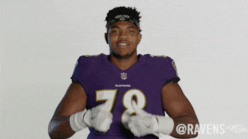Orlando Brown Thumbs Up GIF by Baltimore Ravens