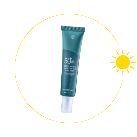 Beauty Sunscreen Sticker by pureculata