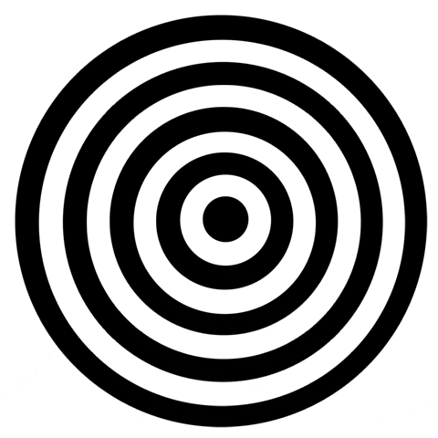 black and white circle GIF