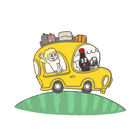 여행 코카콜라 Sticker