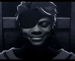 Black And White Laughing GIF