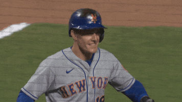 Major League Baseball Kiss GIF by New York Mets