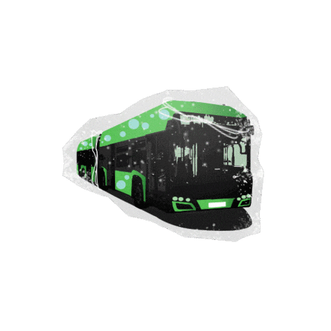 Bergisch Gladbach Bus Sticker by House of Yas