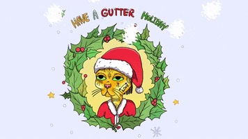 Christmas Lights GIF by Gutter Cat Gang