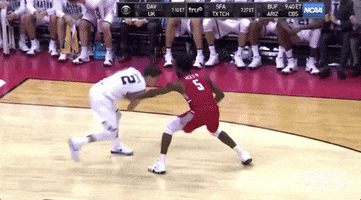 Fall Over College Basketball GIF by NCAA March Madness