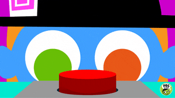 don't do it red button GIF by PBS KIDS