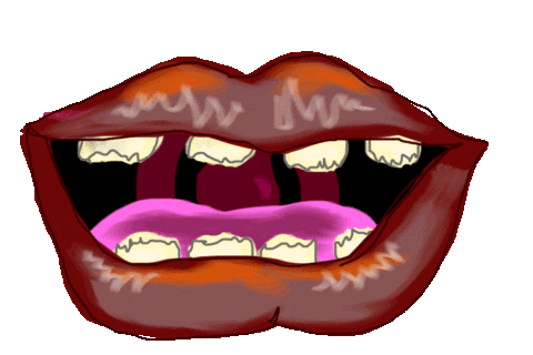 Teeth Eat Sticker By Julianne Waber For Ios Android Giphy
