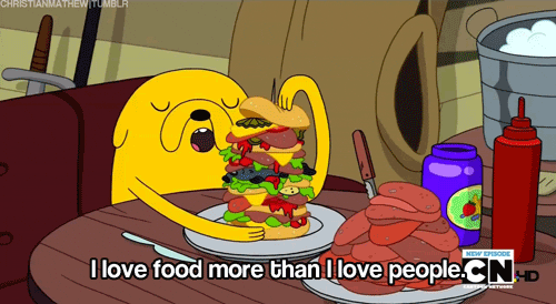 adventure time eating GIF