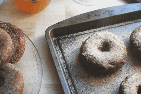  apple doughnuts betty cider bakeddonutsprinkle GIF