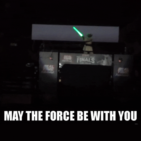 Star Wars May The Force Be With You GIF by Professional Bull Riders (PBR)